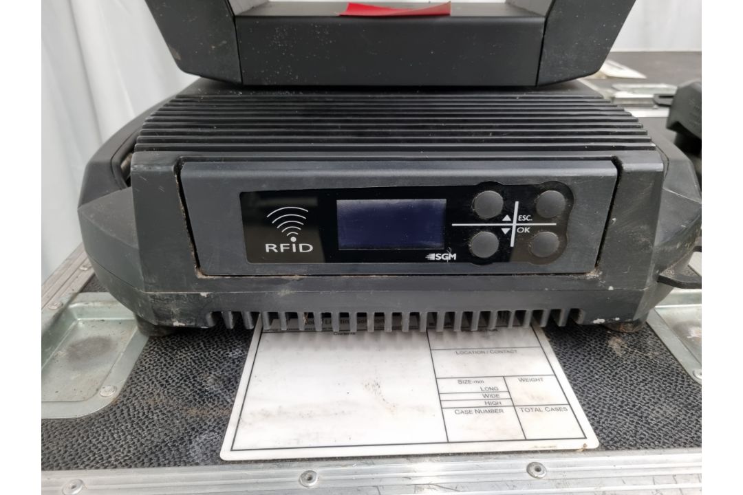 15x SGM G spot moving head lights in flight cases with power cables and brackets - Image 42 of 58