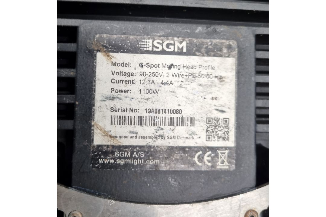 15x SGM G spot moving head lights in flight cases with power cables and brackets - Image 5 of 58