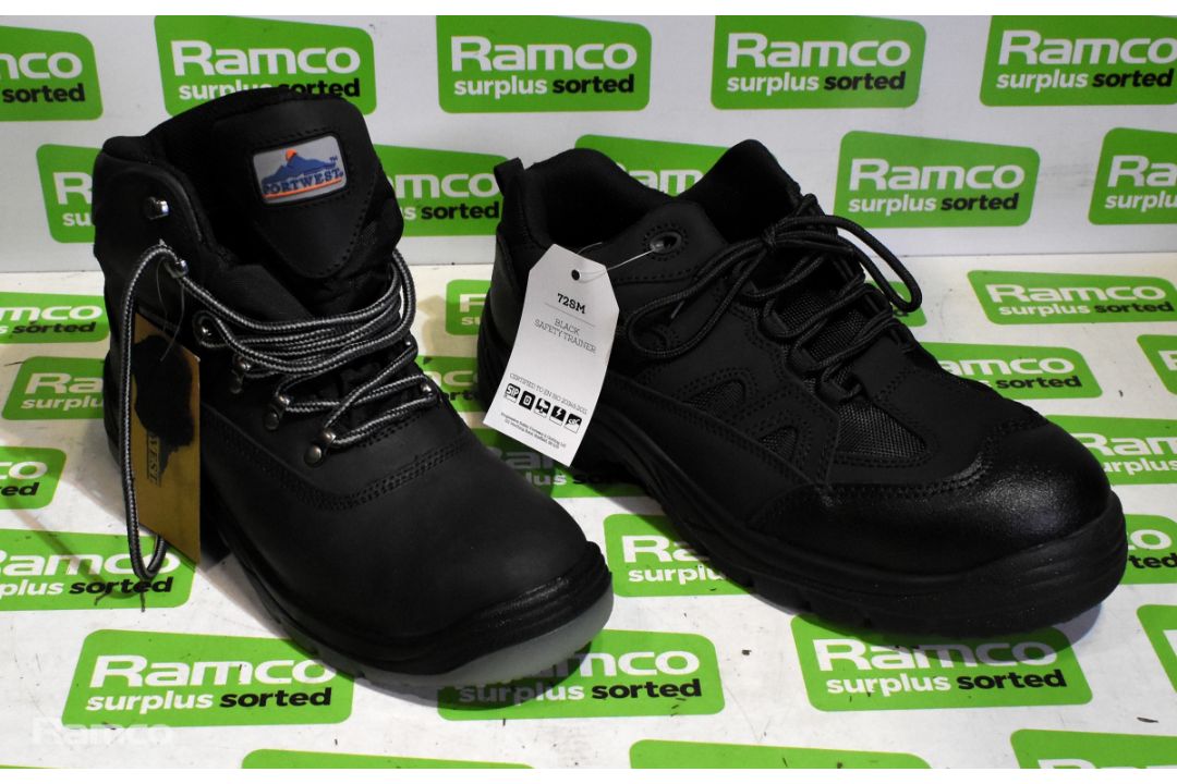 4x Safety boots & trainers - see description for full details - Image 1 of 10