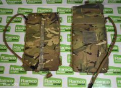 18x British Army MTP hydration zip pouches pack side - may include 3L & 7.5L