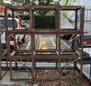 3x Heavy duty structural cribs - W 1830 x D 610 x H 610mm