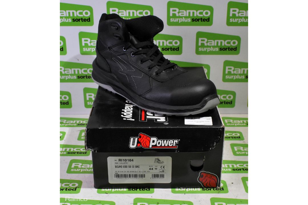 U-Power Scuro safety boots - UK 10 - Image 5 of 5
