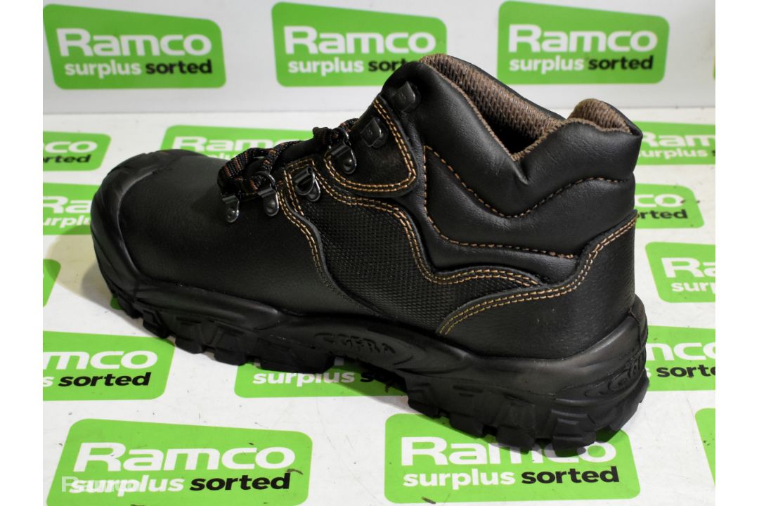 2x pairs of Cofra New Reno black safety boots - UK 7 - Image 2 of 5