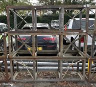 3x Heavy duty structural cribs - W 1830 x D 610 x H 610mm