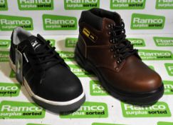 Himalayan 5125 safety trainers - UK 7 & Sterling Steel SS807SM safety boots - UK 7