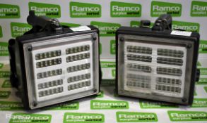 2x Dragon Max LED portable rechargeable LED lights