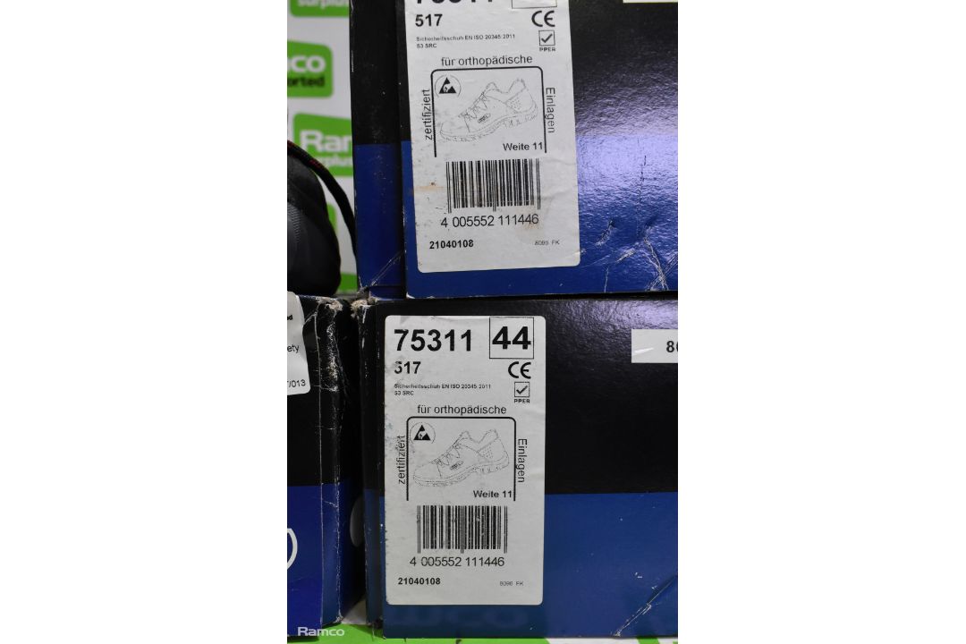 Otter 75311 lightweight safety trainers - UK 9 & 2x pairs of Otter 75311 lightweight safety trainers - Image 6 of 6