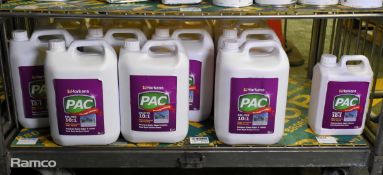 15x bottles of Horkans PAC algae and moss cleaner - 5 litre