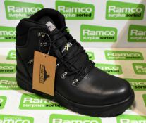 4x pairs of Portwest FD17 metatarsal protector safety boots - UK 8