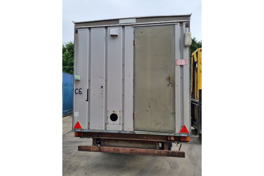 Rollalong portable office cabin with iron trailer - L 7000 x D 2260 x H 3120mm - Image 20 of 26