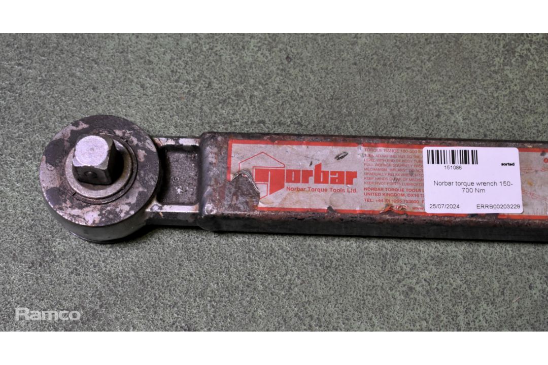 Norbar torque wrench 150-700 Nm - Image 2 of 4