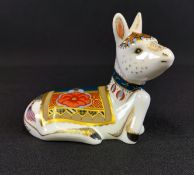 Royal Crown Derby donkey foal paperweight - 2003 MMV