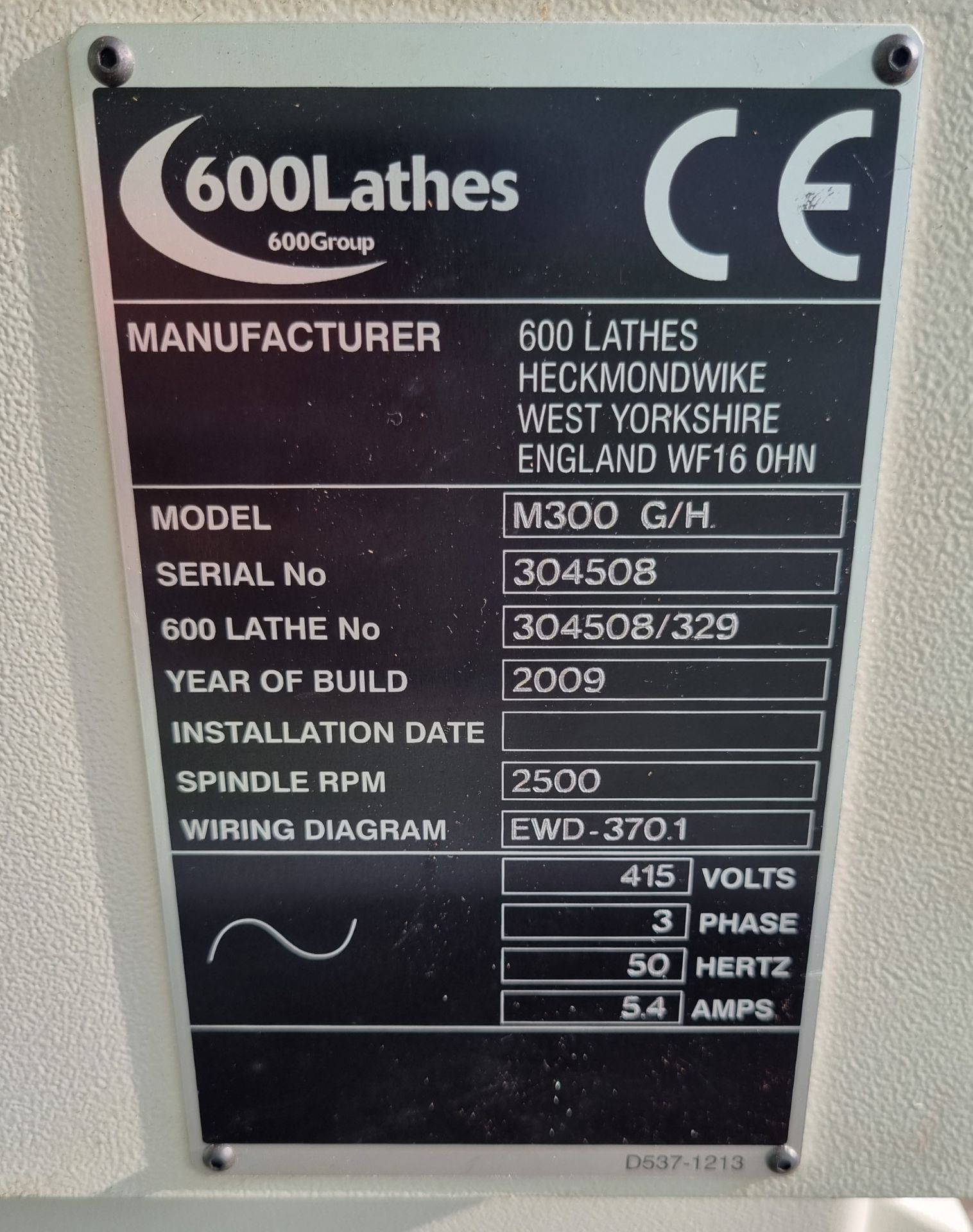 Harrison 600 Group M300 G/H lathe - full detail in the description - Image 14 of 17