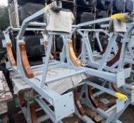 Life raft stowage frame - approx dimensions: L 2100 x W 1150 x H 850mm