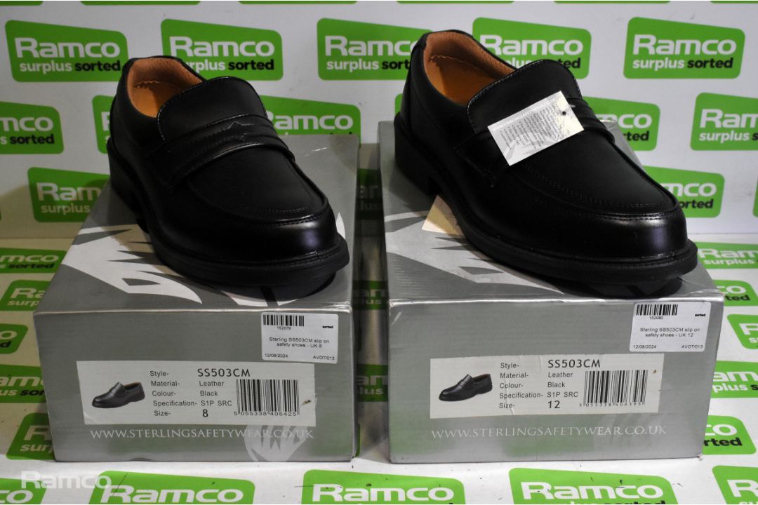 Sterling SS503CM slip on safety shoes - UK 8 & Sterling SS503CM slip on safety shoes - UK 12 - Image 10 of 10