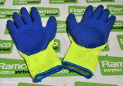 120 pairs of Pro-Gloves thermal insulated latex palm work gloves