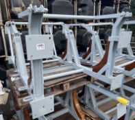 Life raft stowage frame - approx dimensions: L 2100 x W 1150 x H 850mm