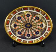 Royal Crown Derby oval dish - 1128 XLVII