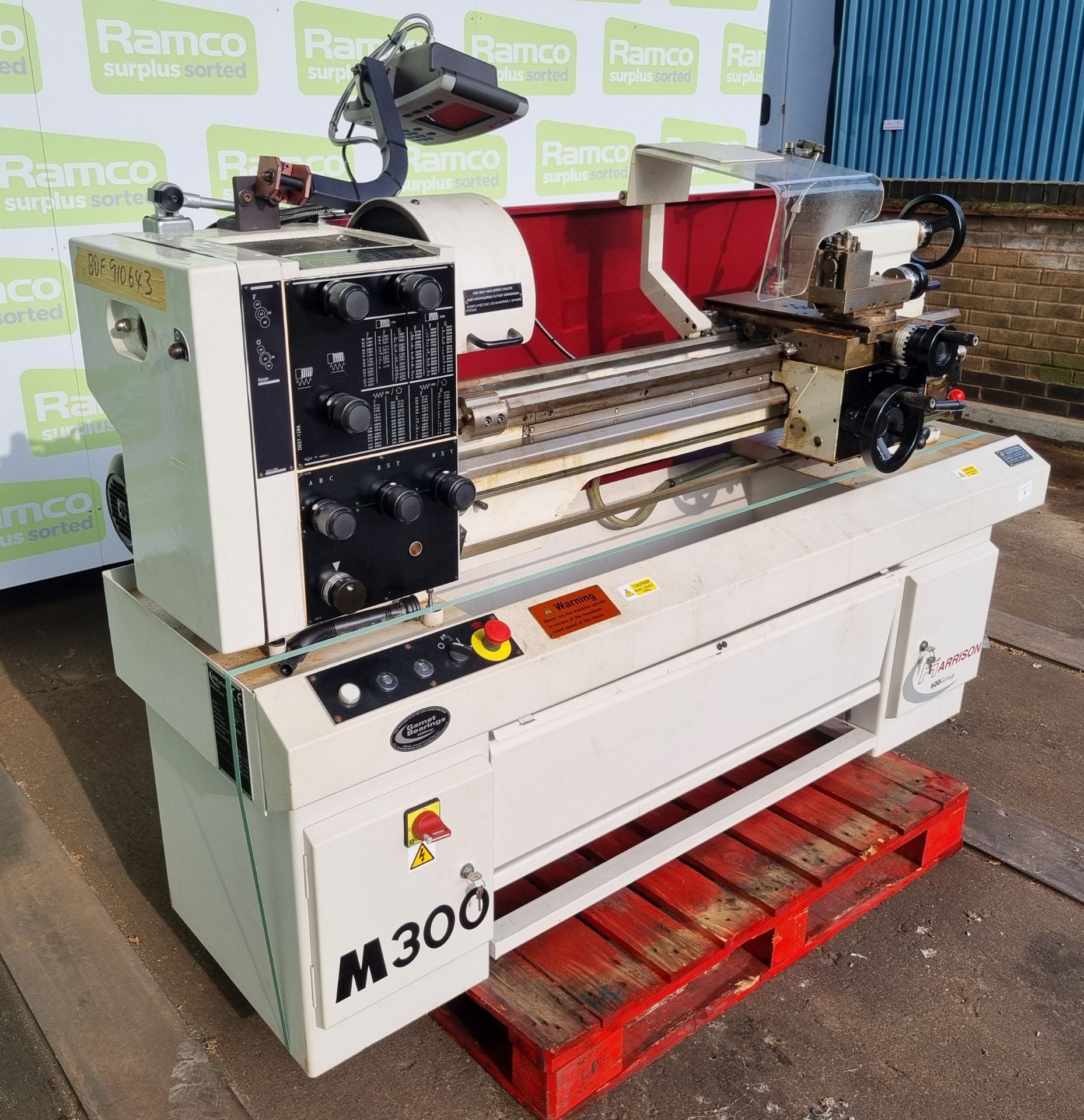 Harrison 600 Group M300 G/H lathe - full detail in the description - Image 3 of 17