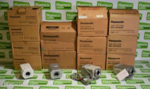 12x Panasonic CCTV cameras - 2x WV-CP634E, 3x WV-BP310/B, 3x WV-CP454E & 4x WV-CP300/G