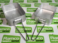 69x British Army pan mess tin - mixed sizes