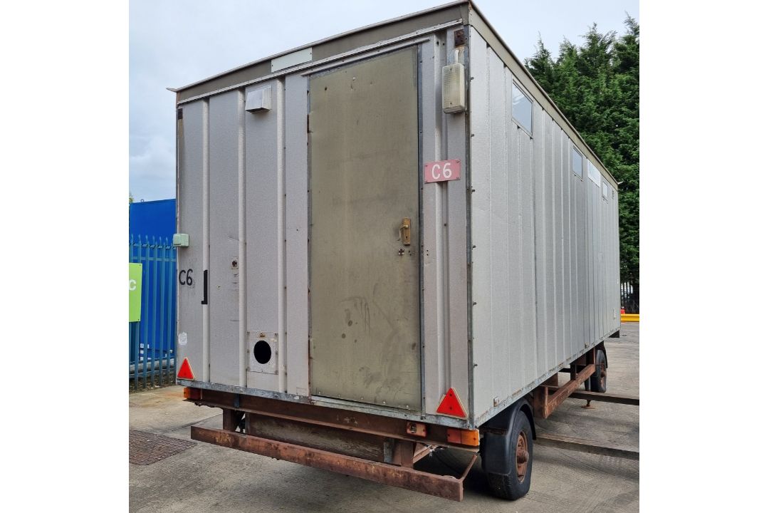 Rollalong portable office cabin with iron trailer - L 7000 x D 2260 x H 3120mm - Image 19 of 26