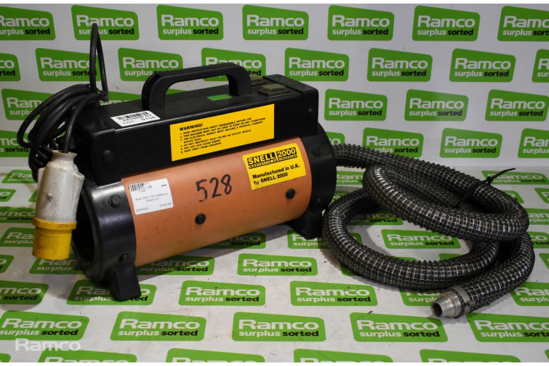 Snell 2000 115V heated air blower unit - Image 1 of 4