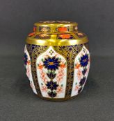 Royal Crown Derby ginger jar with lid - 1128 LI - lid details XLIX