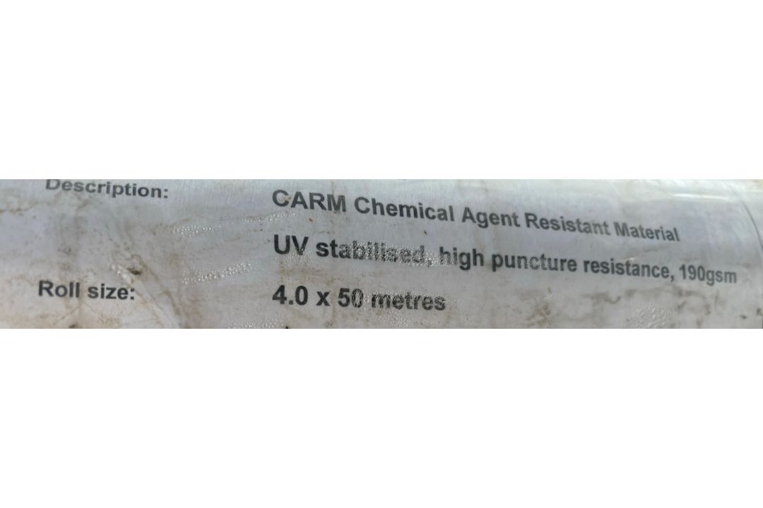 1x roll of Fibre reinforced tarpaulin - 4m wide x 50m long - Image 10 of 10