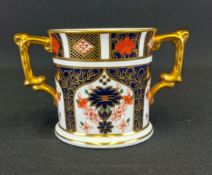 Royal Crown Derby ‘loving’ cup with two handles - 1128 L