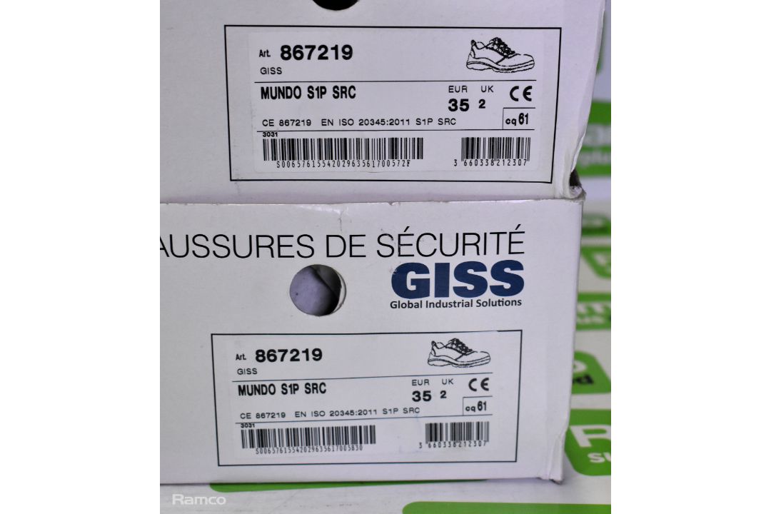 4x pairs of Giss Mundo safety trainers - UK 2 - Image 5 of 6
