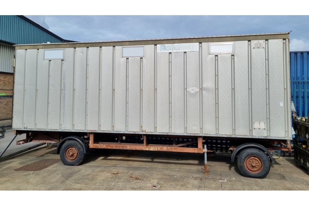 Rollalong portable office cabin with iron trailer - L 7000 x D 2260 x H 3120mm - Image 2 of 26