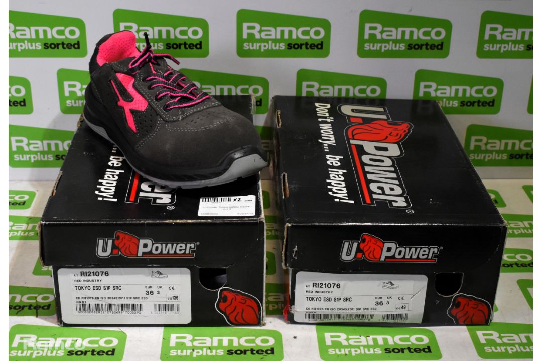 2x pairs of U-Power Tokyo safety boots - UK 3 - Image 5 of 5