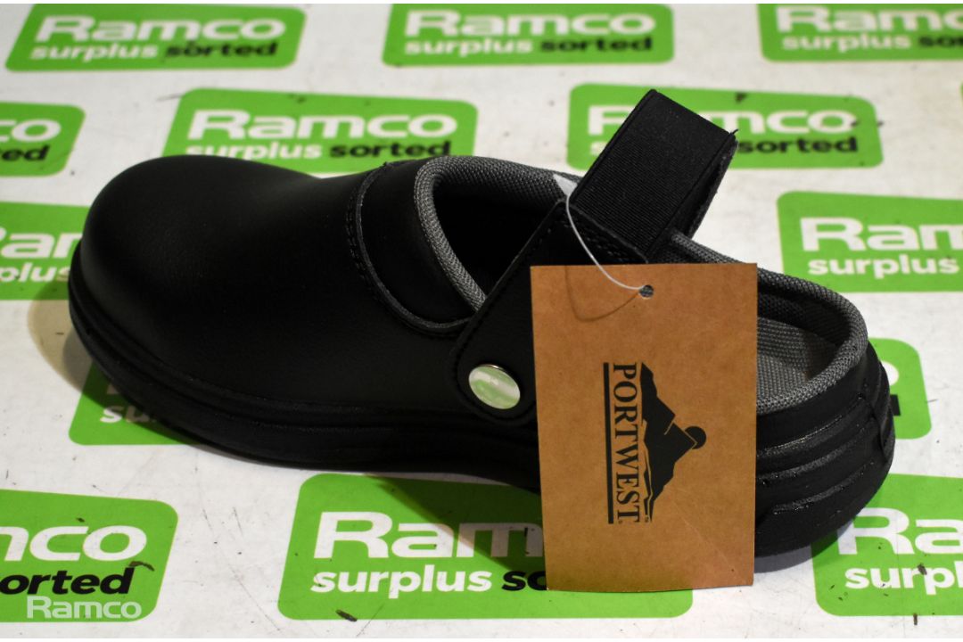 2x pairs of Portwest FW82 safety clogs - UK 3 - Image 2 of 5