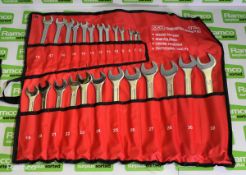 2x 25 piece combination spanner sets