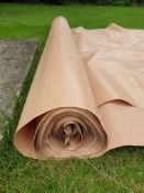 1x roll of Fibre reinforced tarpaulin - 4m wide x 50m long