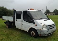 2008 Ford Transit 350 double cab tipper - full details in the description