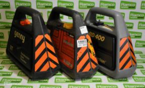 3x Radiodetection signal transmitters - 2x Genny 1506 & 1x RD 400