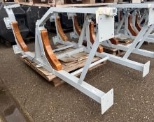 Life raft stowage frame - approx dimensions: L 2100 x W 1150 x H 850mm