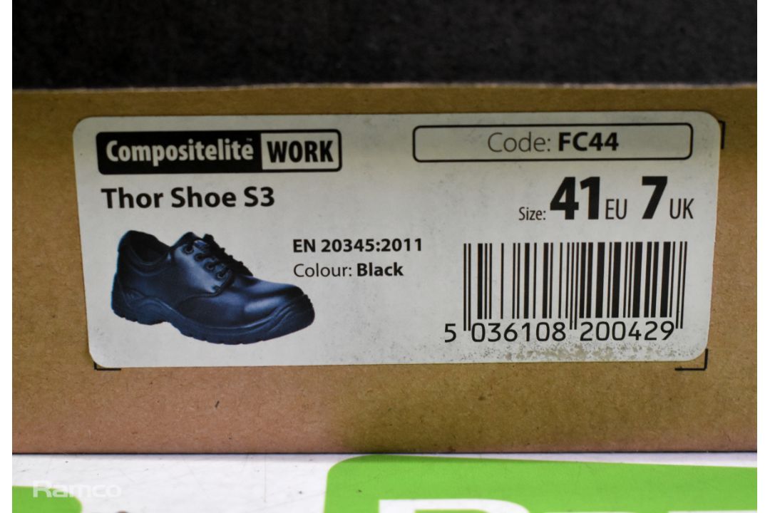 Portwest FC66 Trouper safety shoes - UK 3 & Portwest FC44 Thor safety shoes - UK 7 - Image 4 of 10