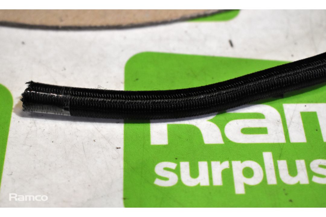 2x reels of black elasticated rope 8mm x 100m - Image 2 of 3