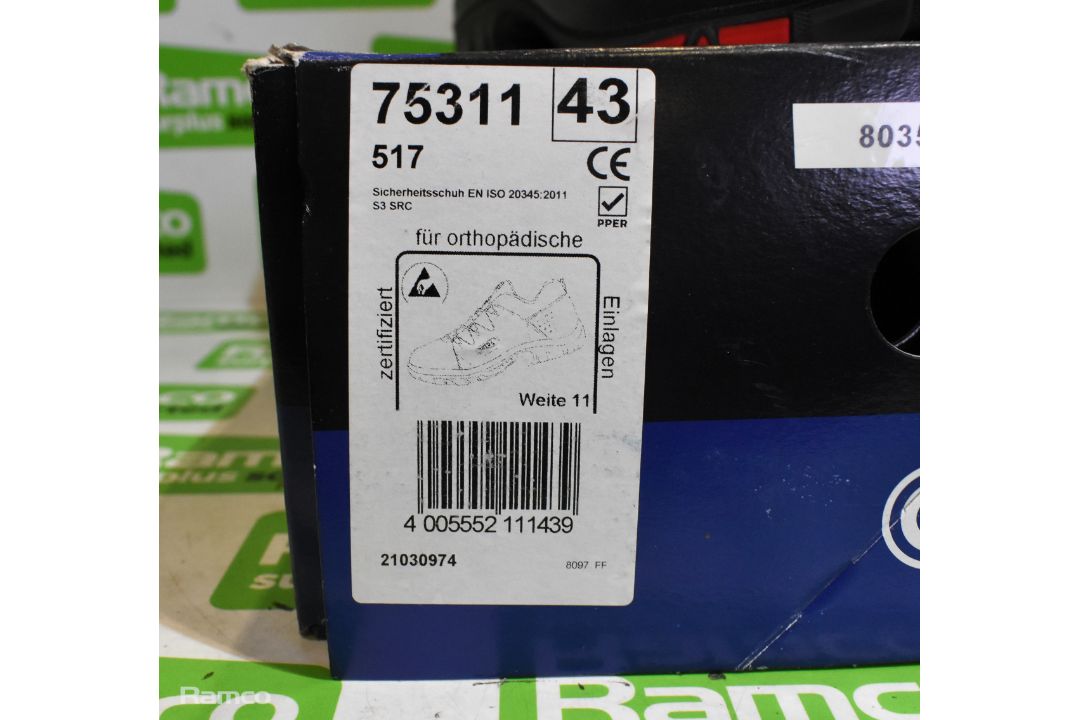 Otter 75311 lightweight safety trainers - UK 9 & 2x pairs of Otter 75311 lightweight safety trainers - Image 5 of 6