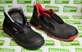 Honeywell Bacou Haltica safety boots - UK 10 & Honeywell Squat safety trainers - UK 12