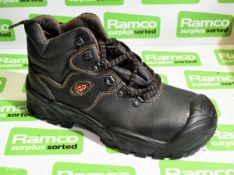 3x pairs of Cofra New Reno black safety boots - UK 7