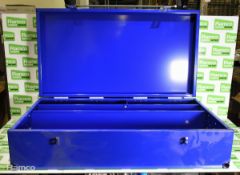 Metal lockable van tool box - W 850 x D 460 x H 230mm