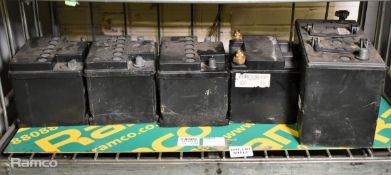 5x 12V vehicle batteries
