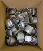 26x British Forces military mugs - metal