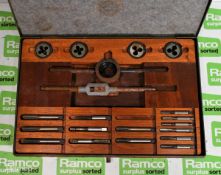 Imperial BSW tap and die set metal storage case - 1/4 inch to 1/2 inch