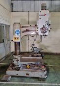 Qualters and Smith Drillmaster QSR3 radial arm drill - Serial No. 1145 - 3 phase 380 / 415V