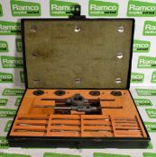 Imperial BSF tap and die set metal storage case - 1/4 inch to 1/2 inch